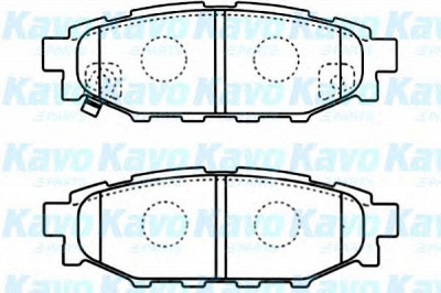 KAVO PARTS bp8021 -  Комплект тормозных колодок, дисковый тормоз